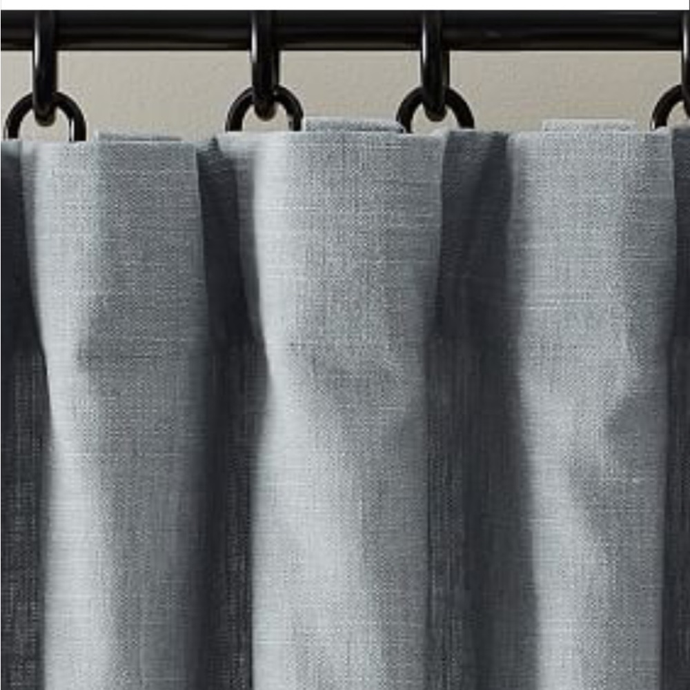 Pottery Barn linen drape
